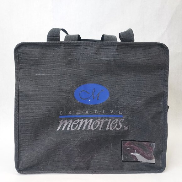 Creative Memories Memory Mate Tote Scrapbook Craft Album Zip Top Bag Extra Large - Picture 1 of 14